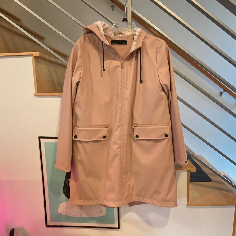 Zara Pink Raincoat